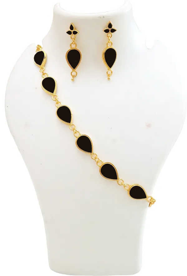 Assamese_Traditional_Black_Colour_Golpata_Jewellery_Set_For_Women